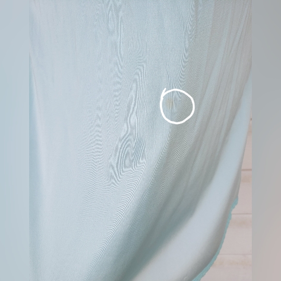 80s VANITY FAIR Blue Lightweight Night Gown!!!! - Picture 8 of 9